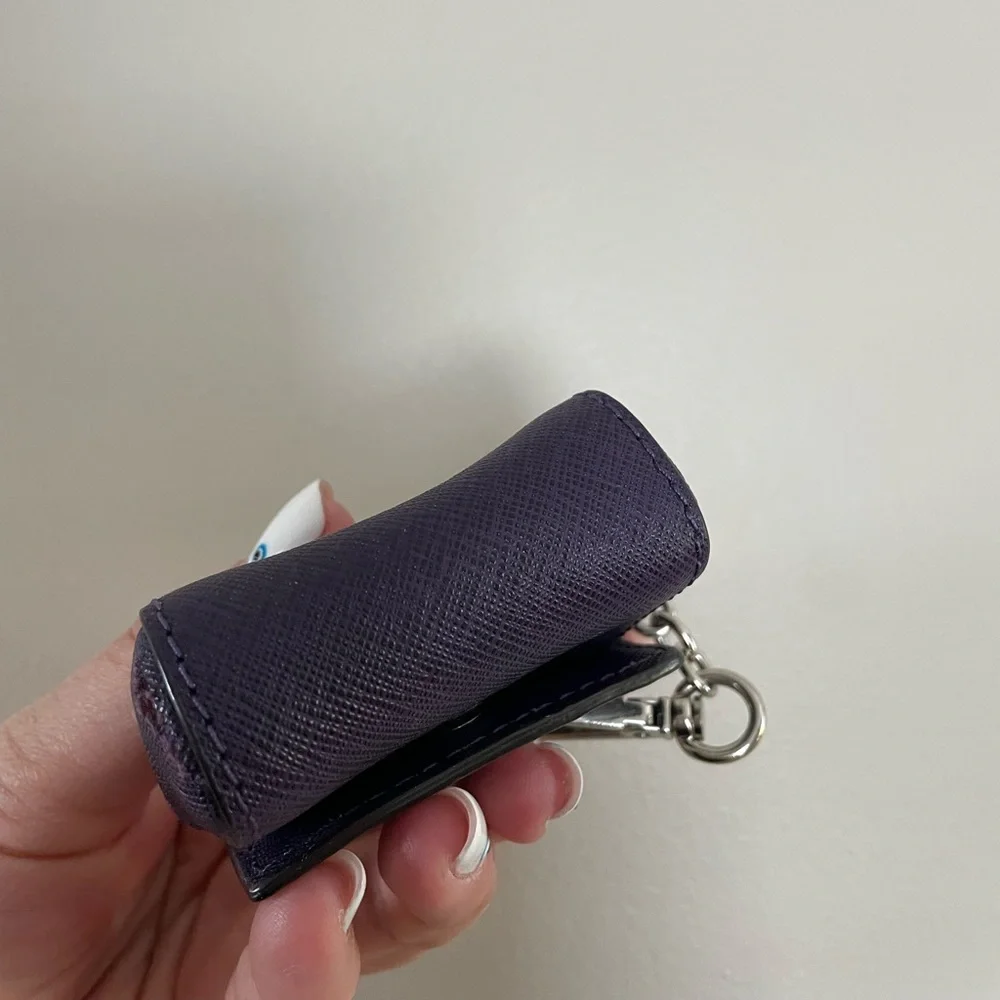Michael Kors MINI purple micro tote keychain - Picture 6 of 9